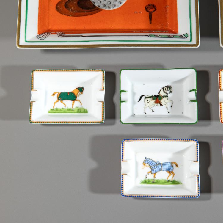 Bild 2 zu Objekt, Konvolut von acht Vintage Porzellan-Aschenbechern, K-16A 201