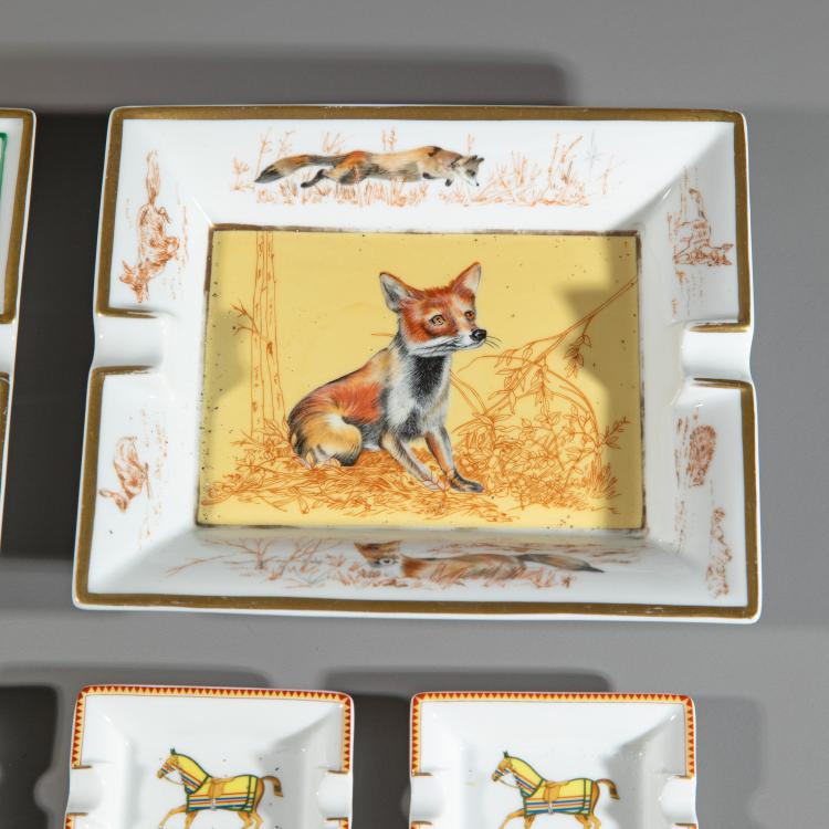 Bild 4 zu Objekt, Konvolut von acht Vintage Porzellan-Aschenbechern, K-16A 201