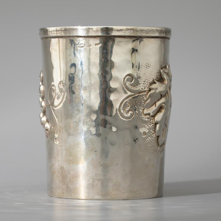 Bild 3 zu Objekt, 6 Silberbecher, K-16A 110