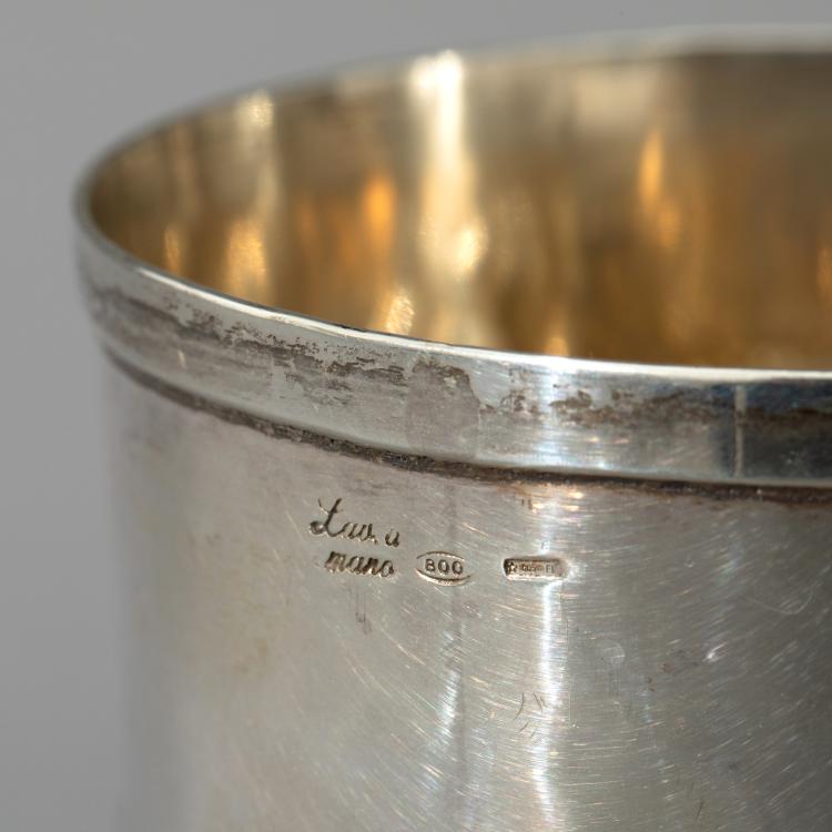 Bild 4 zu Objekt, 6 Silberbecher, K-16A 110