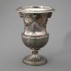 Large silver vase