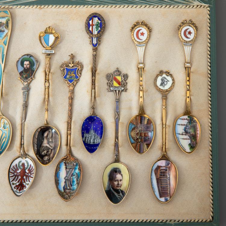 Bild 2 zu Objekt, Konvolut Souvenirl&ouml;ffel, K-16A 114