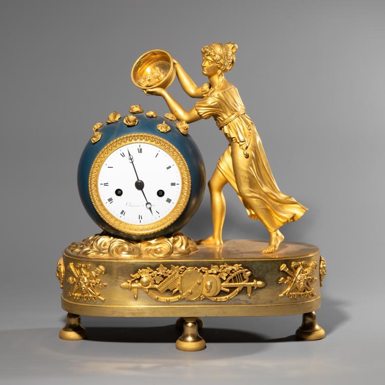 Bild 1 zu Objekt, Empire-Pendule 'Flora', K-16A 63