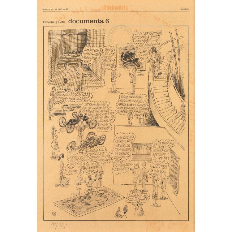 Hauptbild zu Objekt, 'Backwards', 1977, Joseph Beuys, K-16B 422