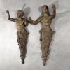 Pair of large wall appliques