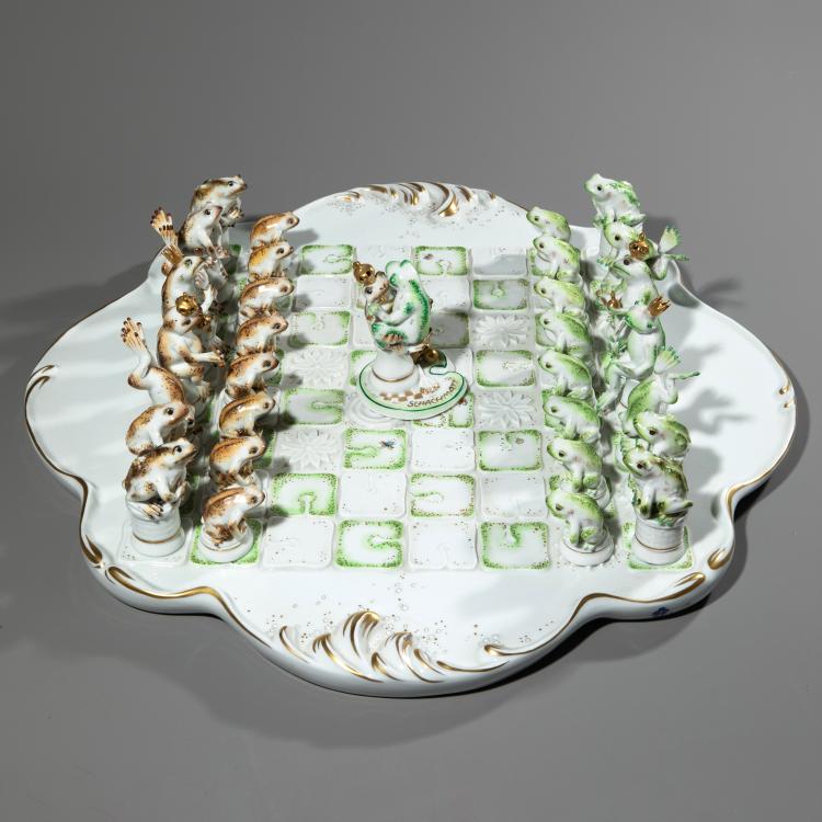 Bild 1 zu Objekt, Schachspiel Froschk&ouml;nig, K-16A 198