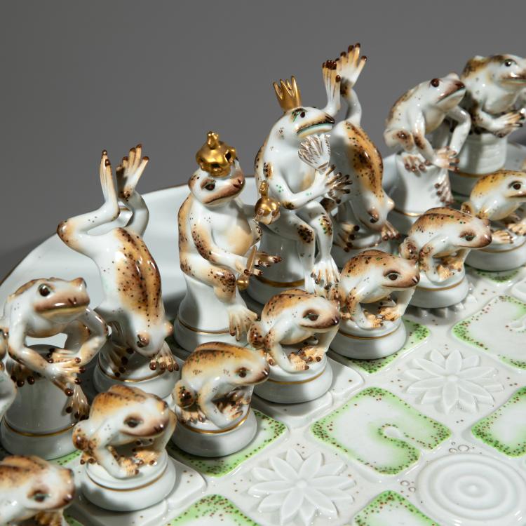 Bild 2 zu Objekt, Schachspiel Froschk&ouml;nig, K-16A 198