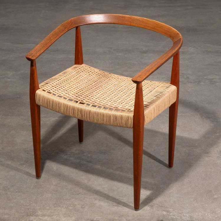 Hauptbild zu Objekt, Armlehnstuhl Modell 113, Nanna Ditzel, Kolds Savvaerk, K-16B 688