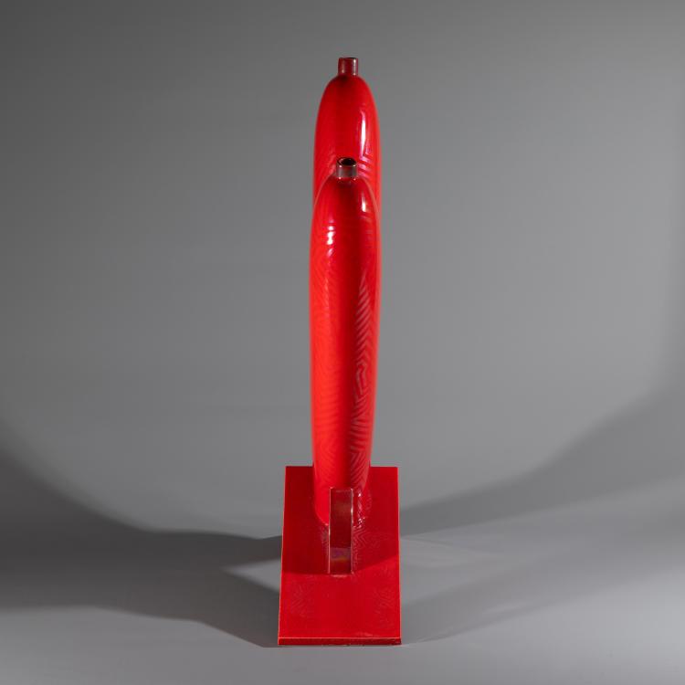 Bild 2 zu Objekt, Limitierte Vase Modell Trilaris Mollis aus der Vasi Rari Rosso Serie, Matteo Thun, Alessio Sarri, K-16B 796