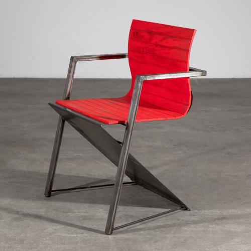 Prototyp Stuhl für das Café Casino auf der Documenta 8