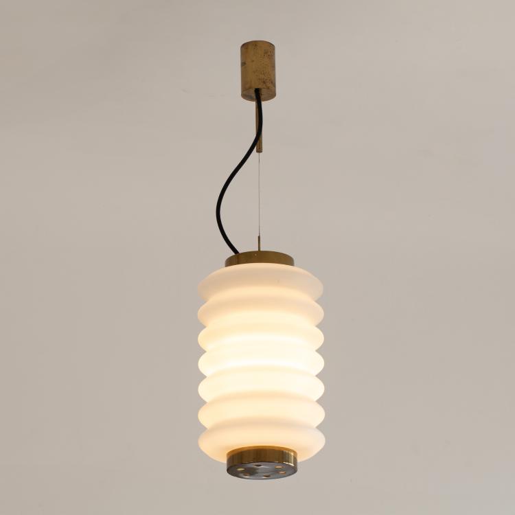 Hauptbild zu Objekt, Seltene Pendelleuchte, Angelo Lelli, Arredoluce, K-16B 712