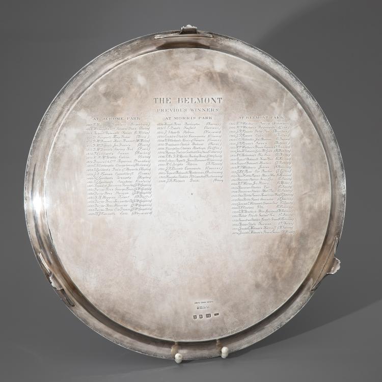 Bild 2 zu Objekt, Bedeutende Reitsport-Troph&auml;e 'The 1934 Belmont Stakes Winners Silver Salver', K-16A 113