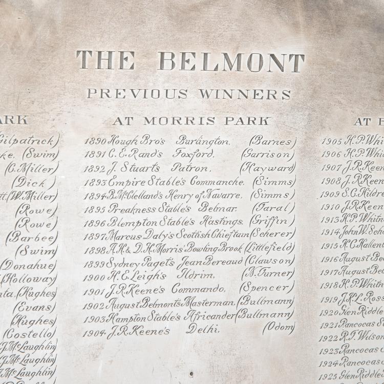 Bild 3 zu Objekt, Bedeutende Reitsport-Troph&auml;e 'The 1934 Belmont Stakes Winners Silver Salver', K-16A 113