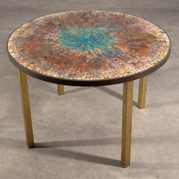Hauptbild zu Objekt, Mosaic table around 1960, K-16B 562