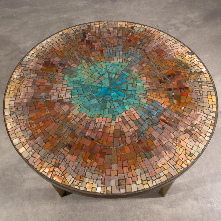 Bild 1 zu Objekt, Mosaic table around 1960, K-16B 562