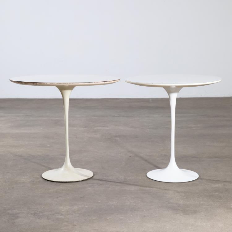Bild 2 zu Objekt, 2 Beistelltische aus der Tulip Serie, Eero Saarinen, Knoll International, K-16B 669