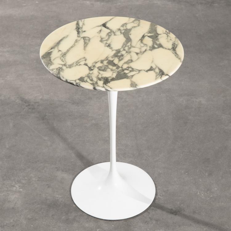 Hauptbild zu Objekt, Runder Beistelltisch aus der Tulip Serie, Eero Saarinen, Knoll International, K-16B 667