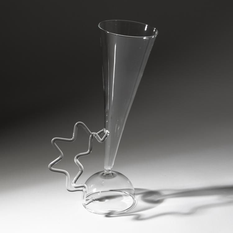 Bild 1 zu Objekt, 9 Sektgl&auml;ser aus der Cherry Netherlands Serie, Matteo Thun, Barovier & Toso, K-16B 800