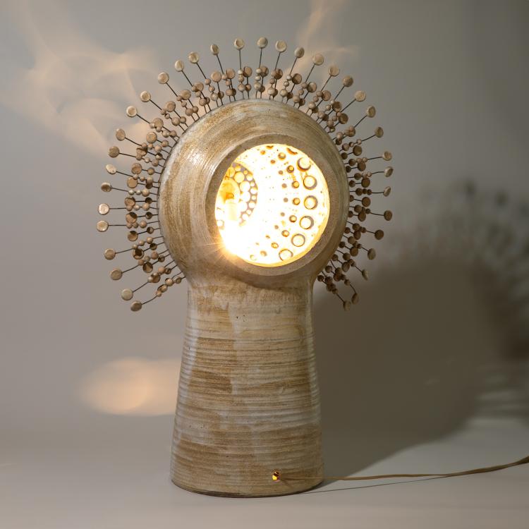 Bild 2 zu Objekt, Gro&szlig;e XL Bodenleuchte Modell Soleil, Georges Pelletier, K-16B 637