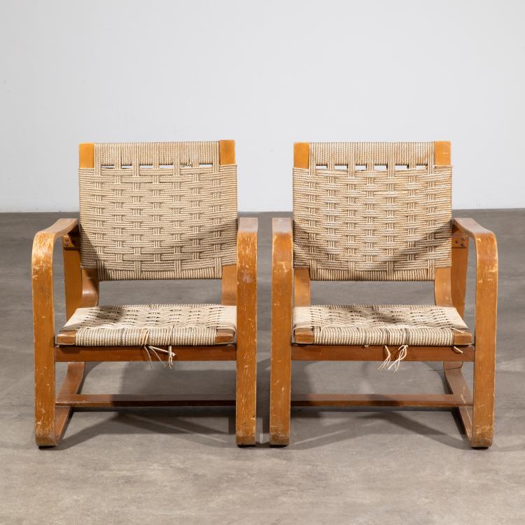 Bild 1 zu Objekt, 2 Sessel + Sofa f&uuml;r die Bocconi Universit&auml;t Mailand, Giuseppe Pagano Pogatschnig, K-16B 705