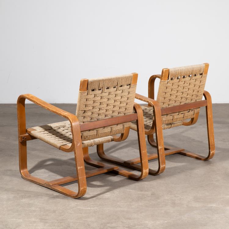 Bild 2 zu Objekt, 2 Sessel + Sofa f&uuml;r die Bocconi Universit&auml;t Mailand, Giuseppe Pagano Pogatschnig, K-16B 705