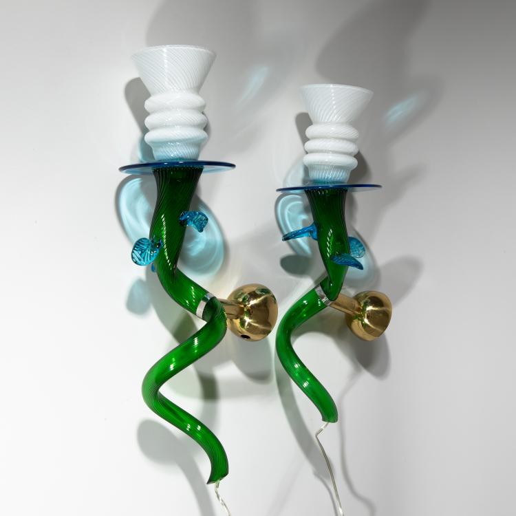 Hauptbild zu Objekt, 2 Wandleuchten Modell Luigi, Bořek &Scaron;&iacute;pek, Driade, K-16B 829