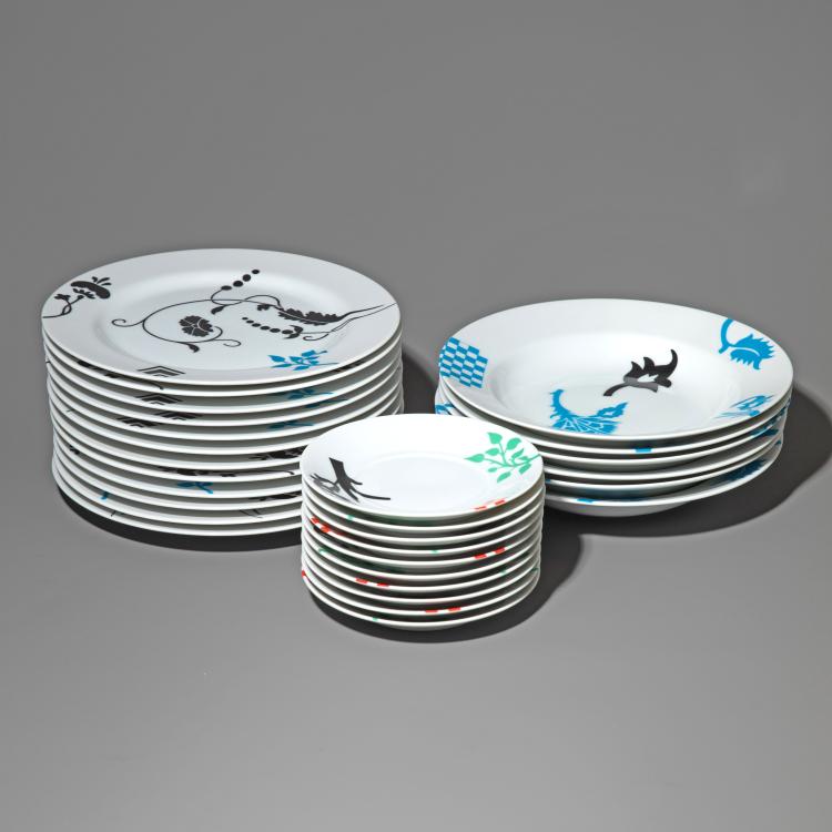 Bild 2 zu Objekt, 38 Geschirrteile Modell Renaissance, Ettore Sottsass, Swid Powell, New York, K-16B 755