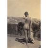 Male nude from the back, around 1900