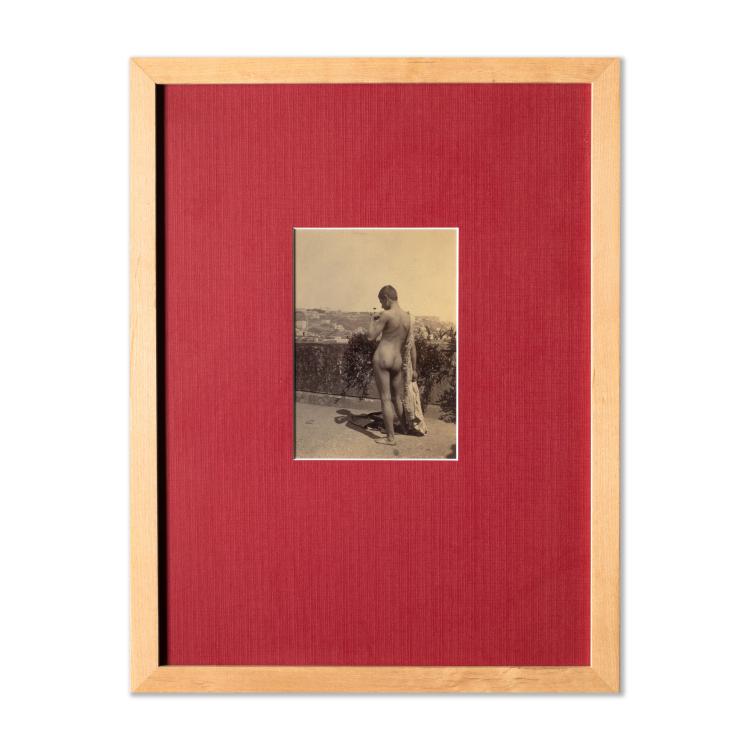 Bild 1 zu Objekt, Male nude from the back, around 1900, K-16B 355