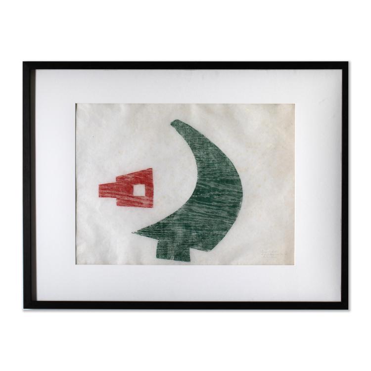 Bild 1 zu Objekt, 'Komposition 15.II.51', 1955, K-16B 535