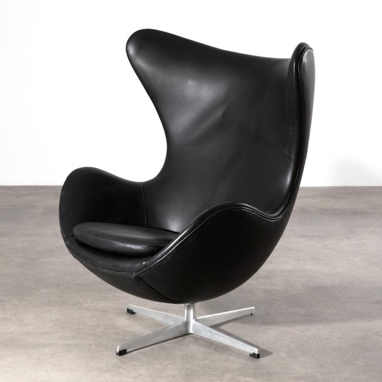 Hauptbild zu Objekt, Lounge Sessel Modell Egg Chair 3316, Arne Jacobsen, Fritz Hansen, K-16O 43