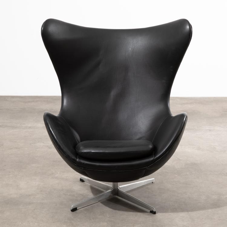 Bild 1 zu Objekt, Lounge Sessel Modell Egg Chair 3316, Arne Jacobsen, Fritz Hansen, K-16O 43