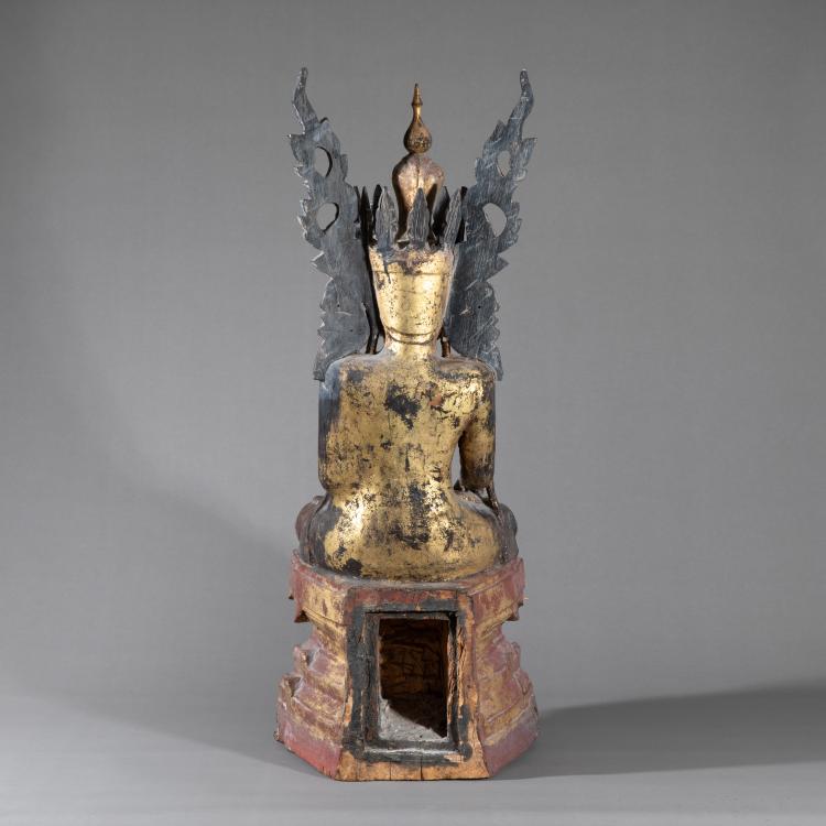 Bild 3 zu Objekt, Buddha Shakyamuni im F&uuml;rstenschmuck, Shan-Stil, 