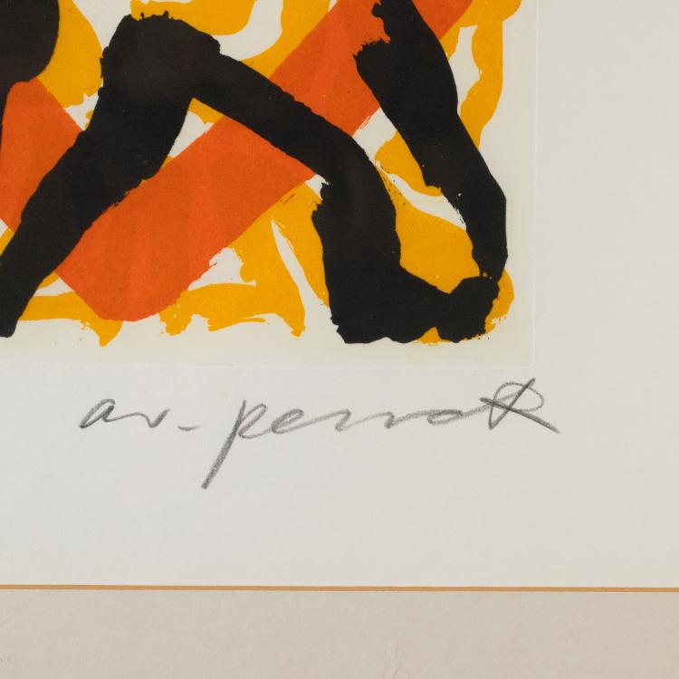 Bild 2 zu Objekt, 'L&ouml;we' aus der Folge 'Tierkreiszeichen', 1995, A. R. Penck, K-17 285