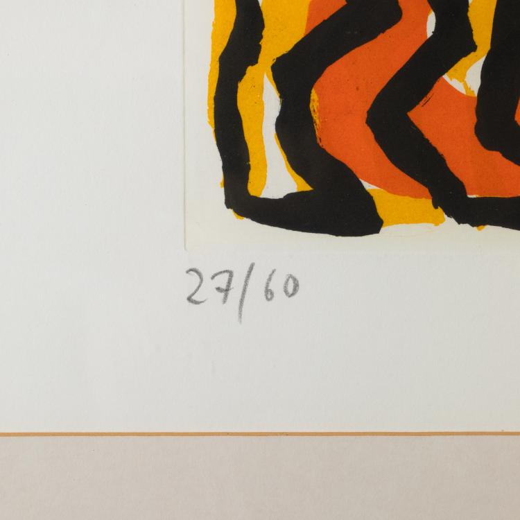 Bild 3 zu Objekt, 'L&ouml;we' aus der Folge 'Tierkreiszeichen', 1995, A. R. Penck, K-17 285