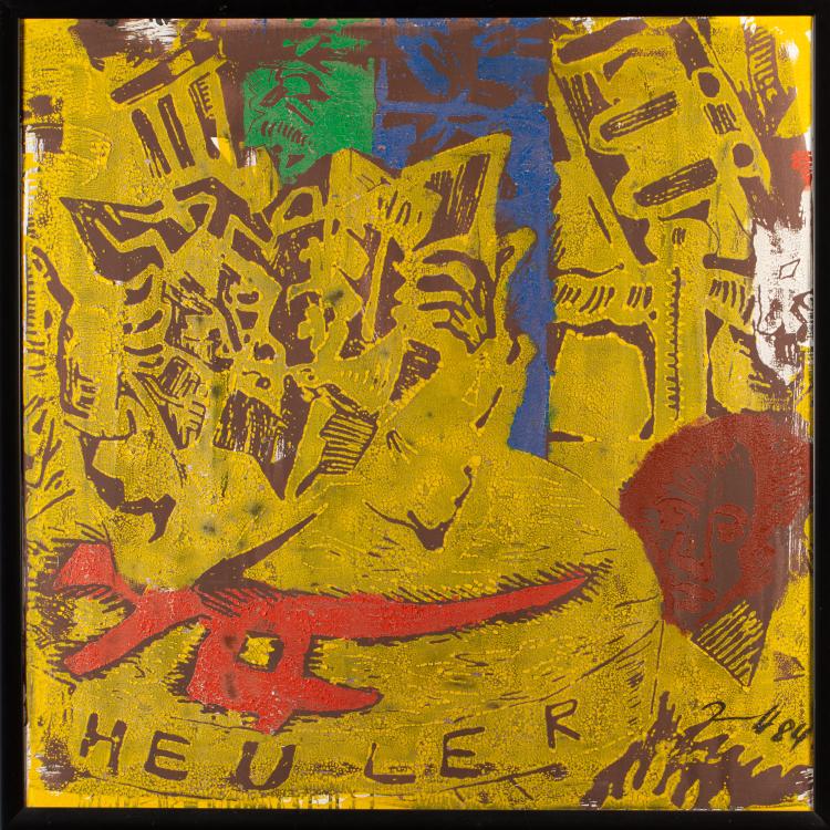 Bild 1 zu Objekt, 'Heuler', 1984, J&ouml;rg Immendorff, K-17 280