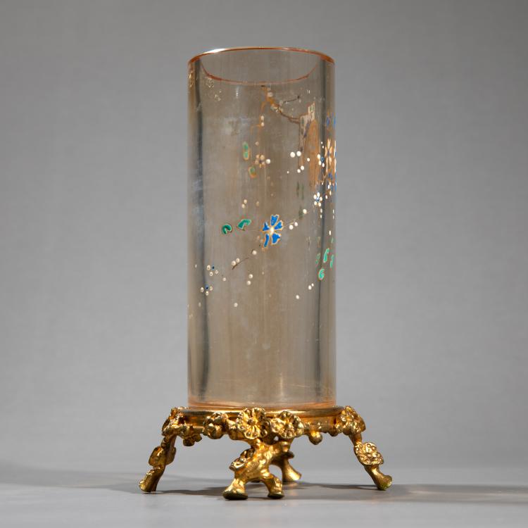 Bild 3 zu Objekt, Vase mit Bronzefu&szlig;, um 1885, Emile Gall&eacute;, Gall&eacute;, Nancy, K-17 152