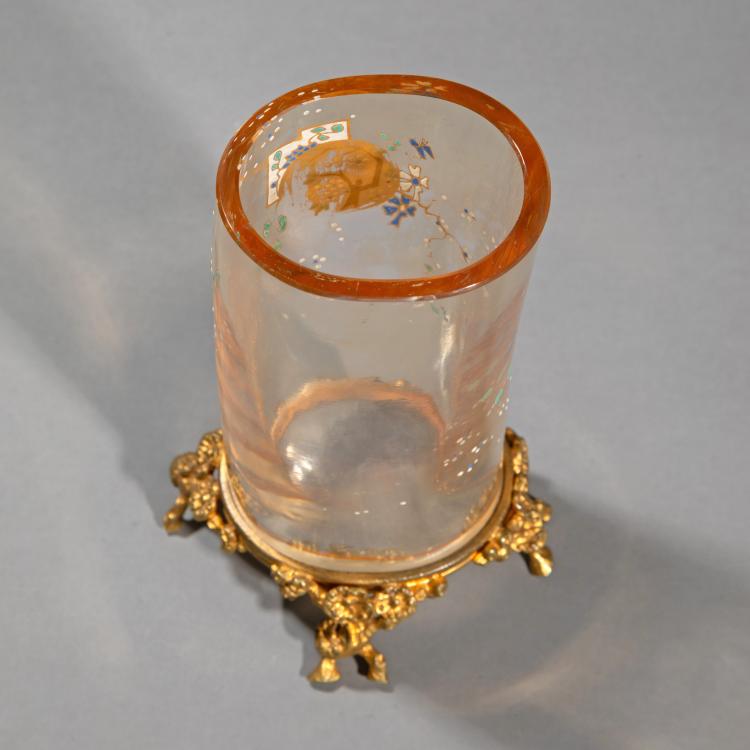 Bild 5 zu Objekt, Vase mit Bronzefu&szlig;, um 1885, Emile Gall&eacute;, Gall&eacute;, Nancy, K-17 152