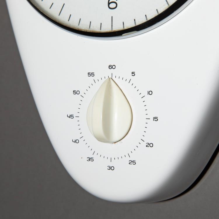 Bild 1 zu Objekt, Wall wall clock with timer, Max Bill, Junghans, Schramberg, K-17 389