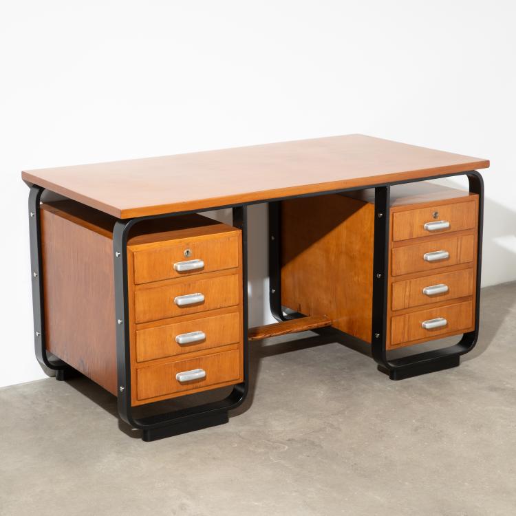 Bild 3 zu Objekt, Schreibtisch, Schreibmaschinentisch und Schrank Modell Bocconi, Giuseppe Pagano Pogatschnig, K-17 70