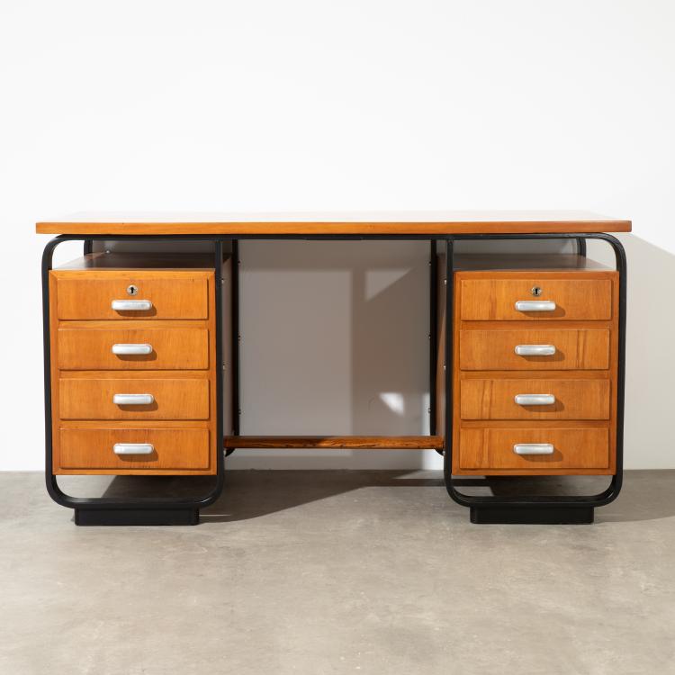 Bild 4 zu Objekt, Schreibtisch, Schreibmaschinentisch und Schrank Modell Bocconi, Giuseppe Pagano Pogatschnig, K-17 70