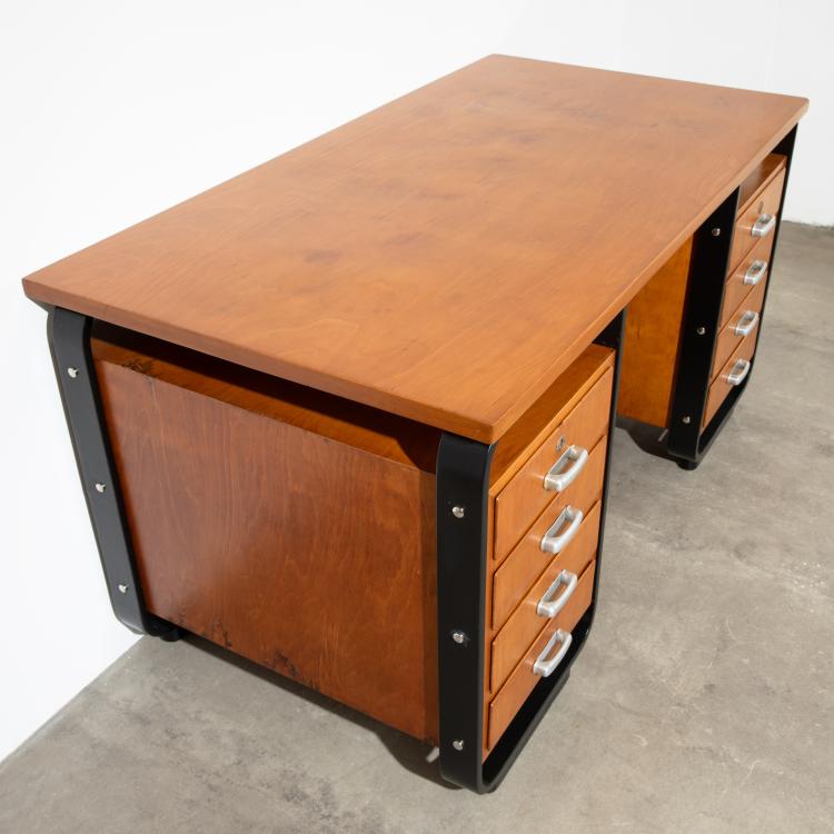 Bild 6 zu Objekt, Schreibtisch, Schreibmaschinentisch und Schrank Modell Bocconi, Giuseppe Pagano Pogatschnig, K-17 70