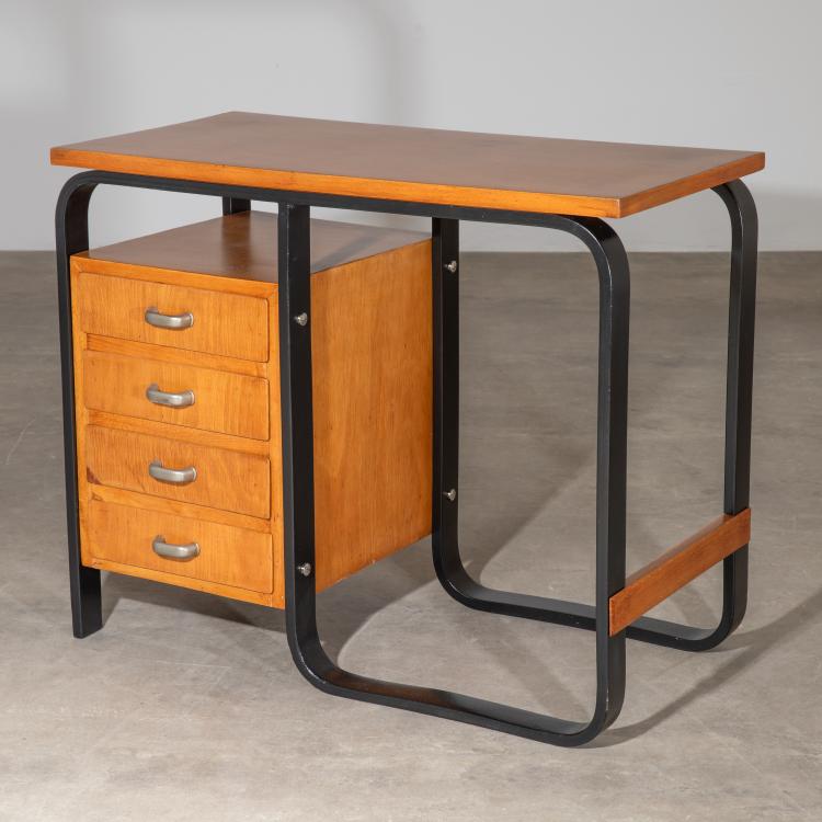 Bild 9 zu Objekt, Schreibtisch, Schreibmaschinentisch und Schrank Modell Bocconi, Giuseppe Pagano Pogatschnig, K-17 70