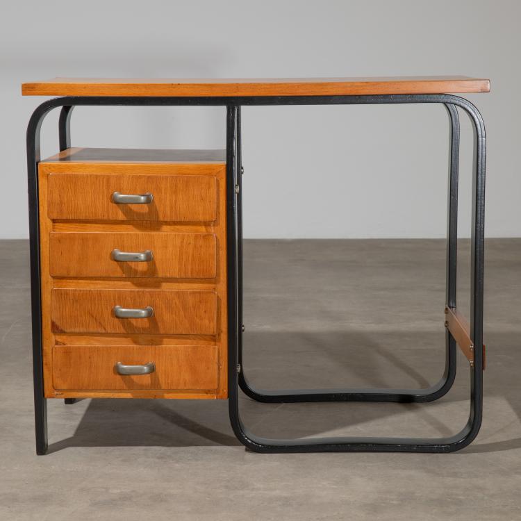 Bild 12 zu Objekt, Schreibtisch, Schreibmaschinentisch und Schrank Modell Bocconi, Giuseppe Pagano Pogatschnig, K-17 70