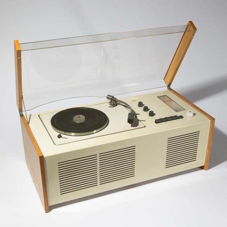 Hauptbild zu Objekt, Phonosuper SK 55 / Snow White's Coffin, Hans Gugelot,Dieter Rams, Braun, K-16O 61