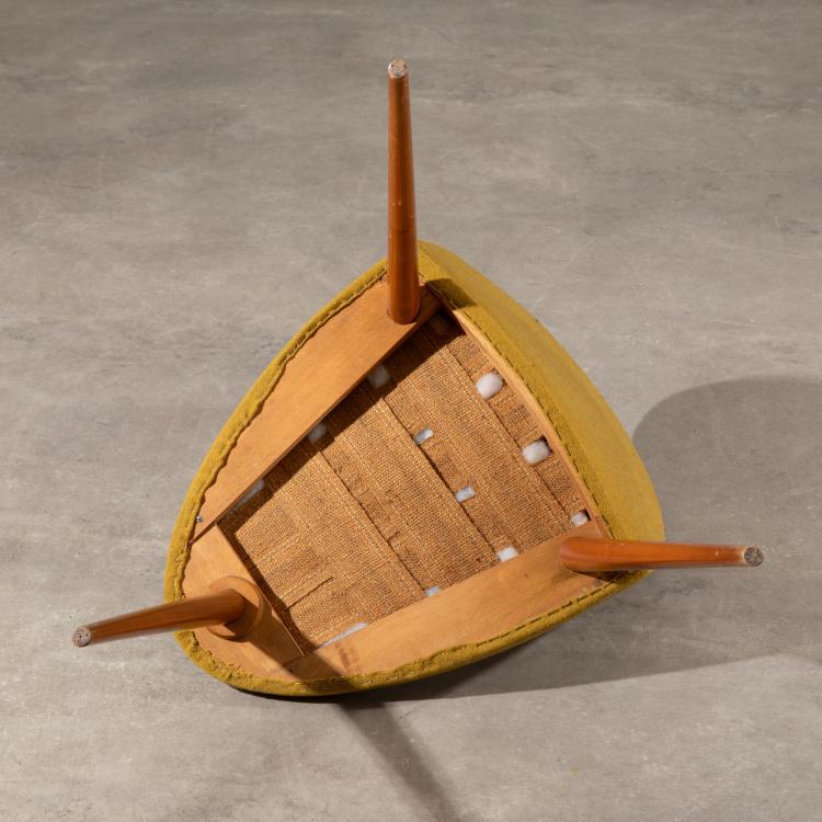 Bild 4 zu Objekt, Tripod Chair of the 1950s/60s, Wilhelm, B&ouml;blingen Renz (attributed), Wilhelm Renz?, K-16O 33