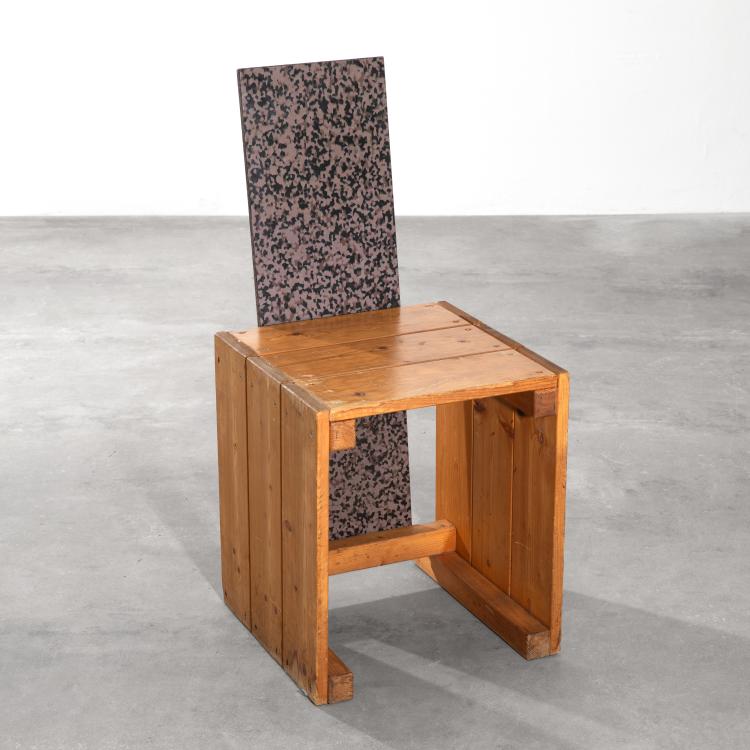 Hauptbild zu Objekt, Chair model Kistenstuhl (box chair), Andreas Brandolini, K-16O 101
