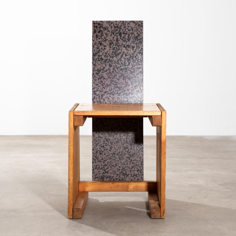 Bild 1 zu Objekt, Chair model Kistenstuhl (box chair), Andreas Brandolini, K-16O 101