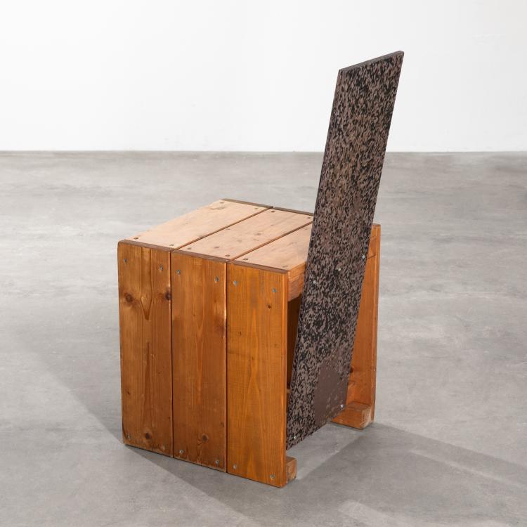 Bild 2 zu Objekt, Chair model Kistenstuhl (box chair), Andreas Brandolini, K-16O 101