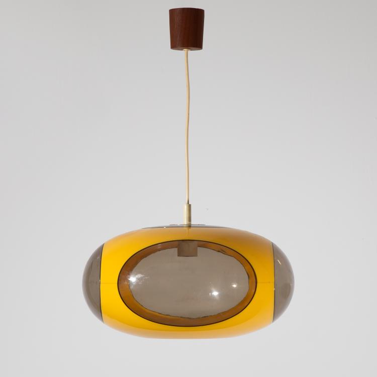 Bild 1 zu Objekt, Space Age UFO / Bug Eye Pendelleuchte, Luigi Colani (im Stile von), K-16O 57